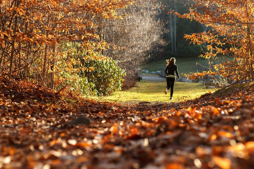 light exercise jogging